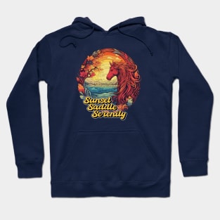 Sunset Saddle Serenity Hoodie